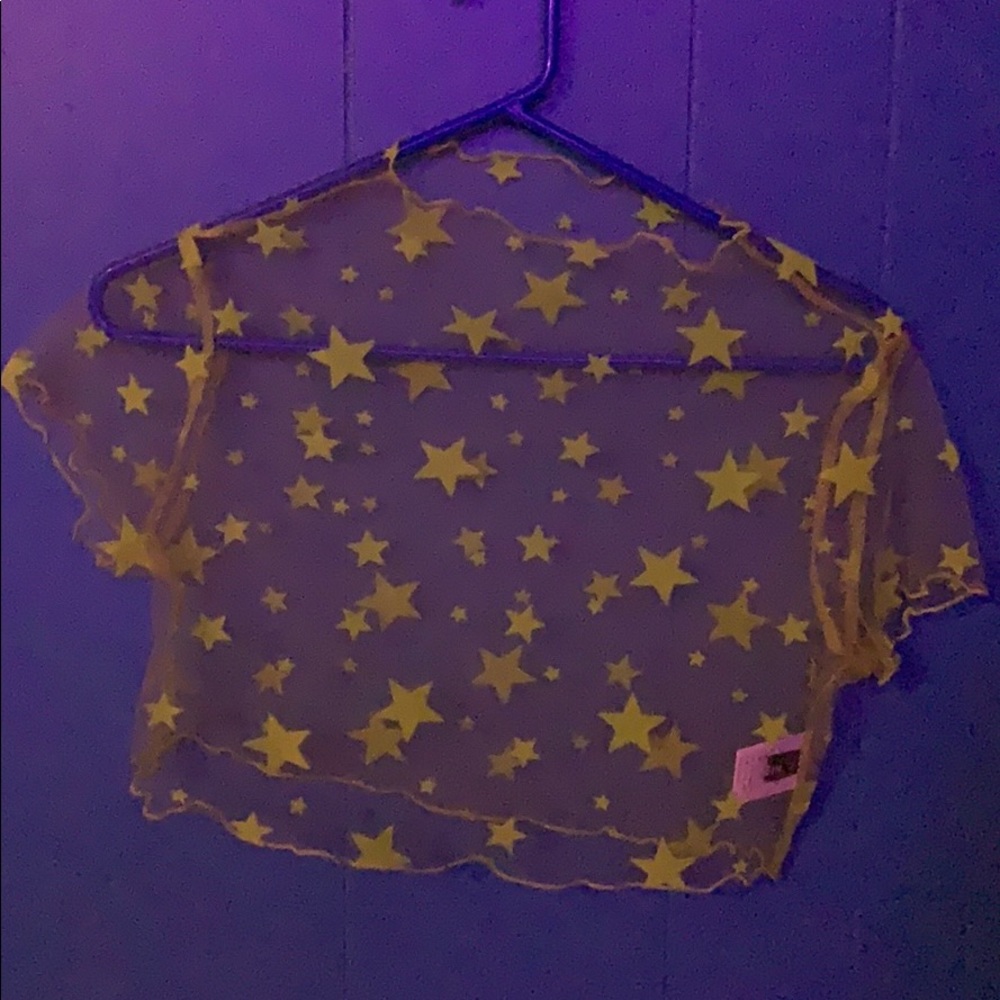 mesh crop top